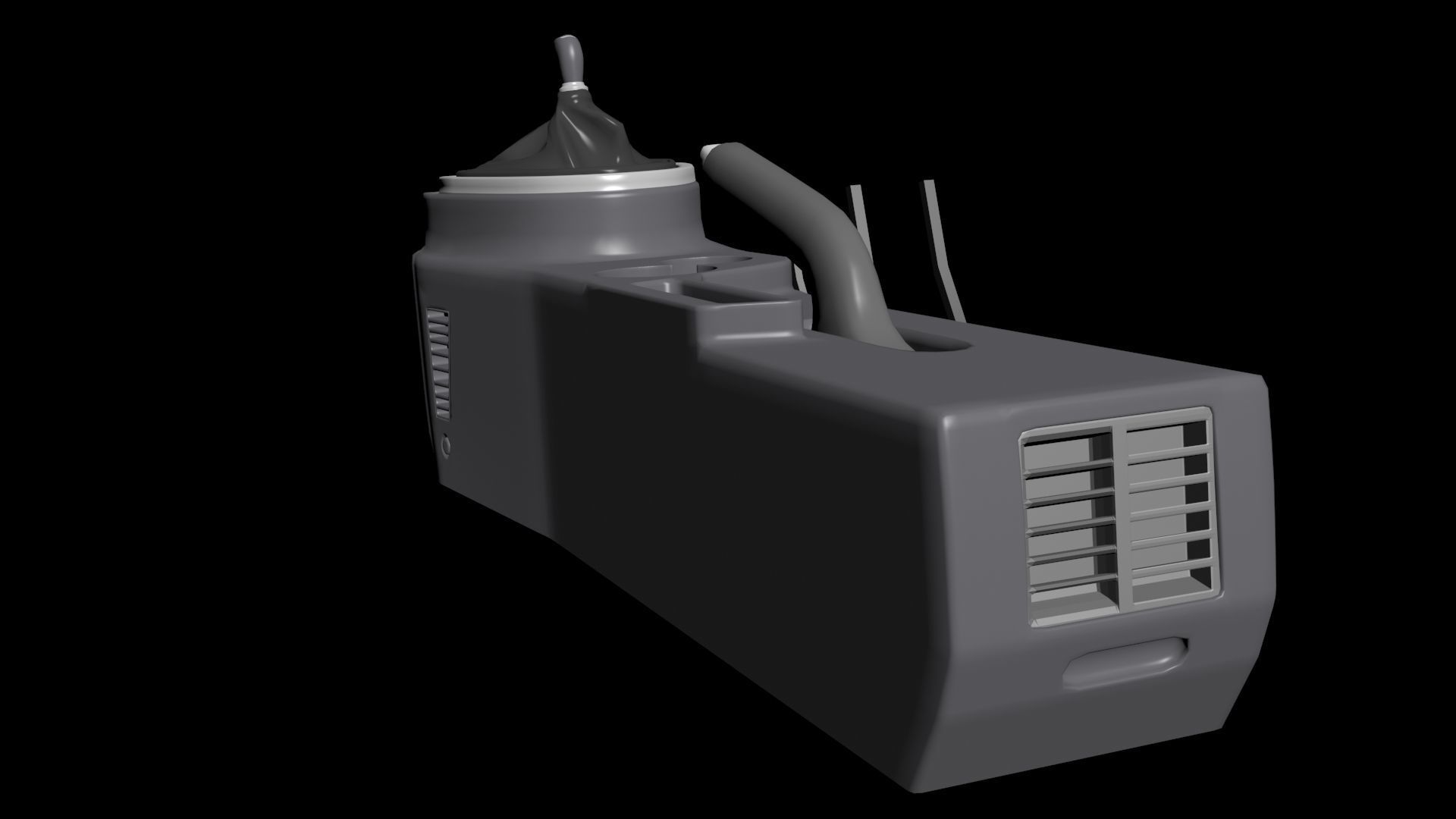 Car Driving Low-poly 3D model_7