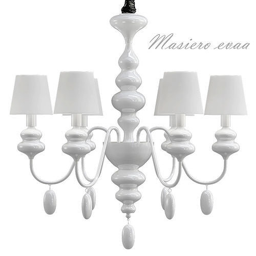 Masiero Eva Chandelier 6 3D model