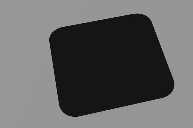 Mouse Pad 3D Model Low-poly 3D model
