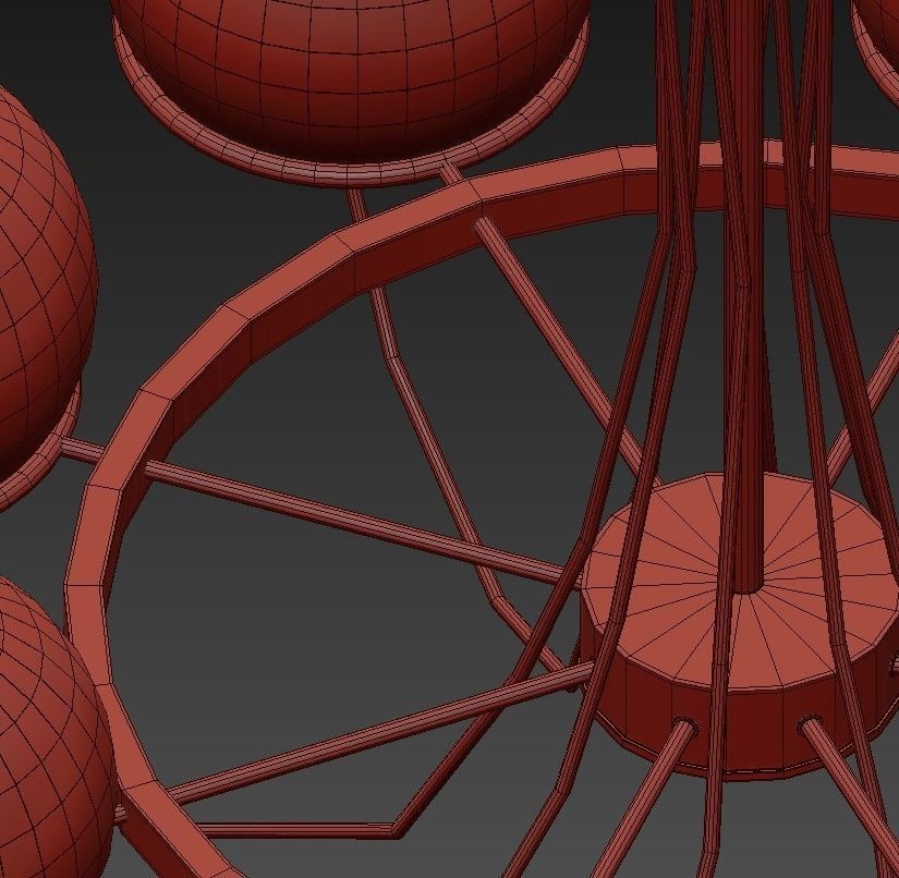 Melissa Chandelier 3D model_6