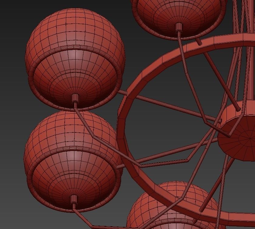 Melissa Chandelier 3D model_4