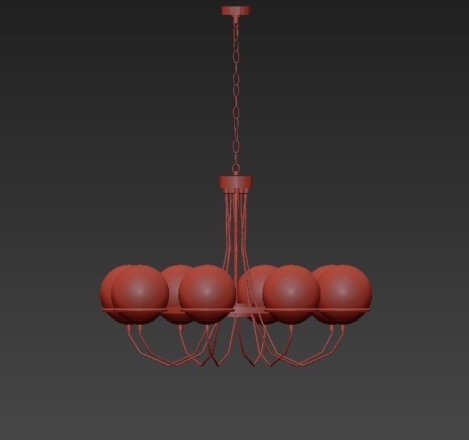 Melissa Chandelier 3D model_2