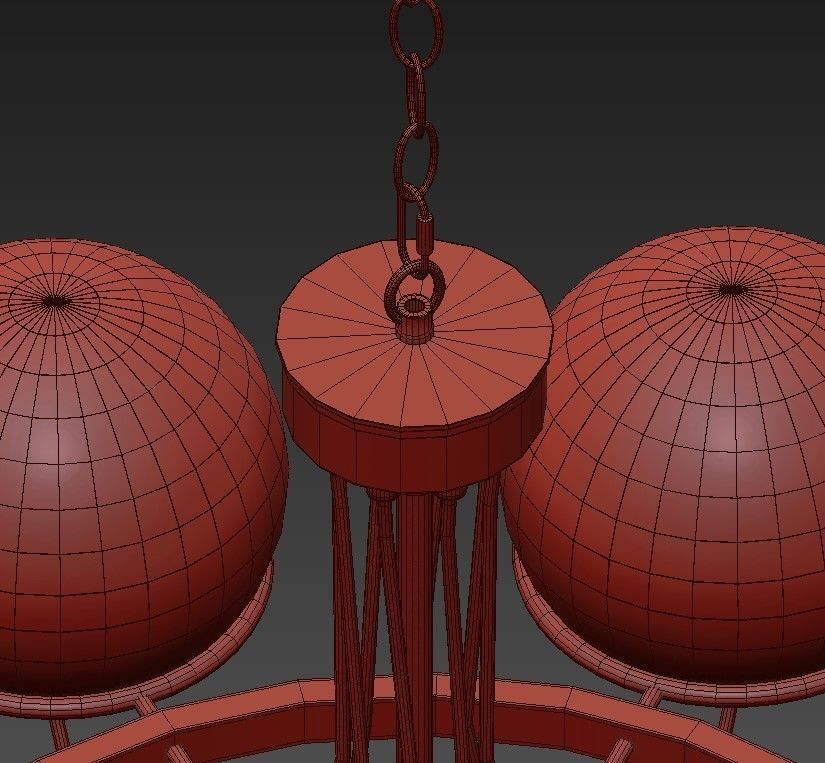 Melissa Chandelier 3D model_5