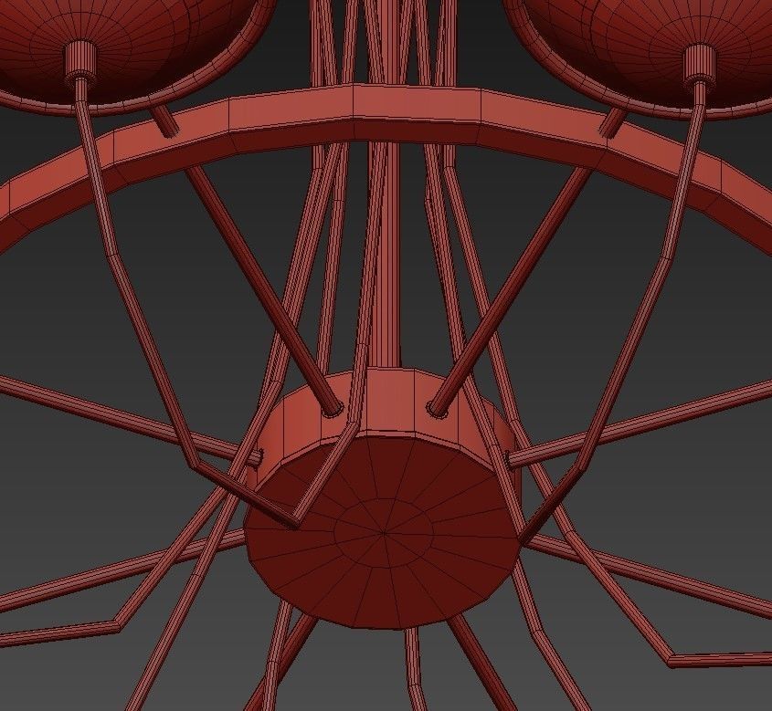 Melissa Chandelier 3D model_9