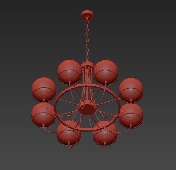 Melissa Chandelier 3D model_3