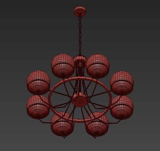 Melissa Chandelier 3D model_1