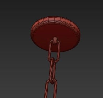 Modfrugal DIY brass chandelier 3D model_5