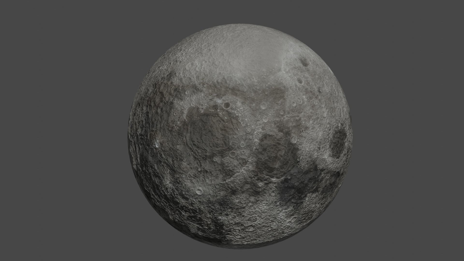 Very Detailed Moon Model free 3D model CGTrader