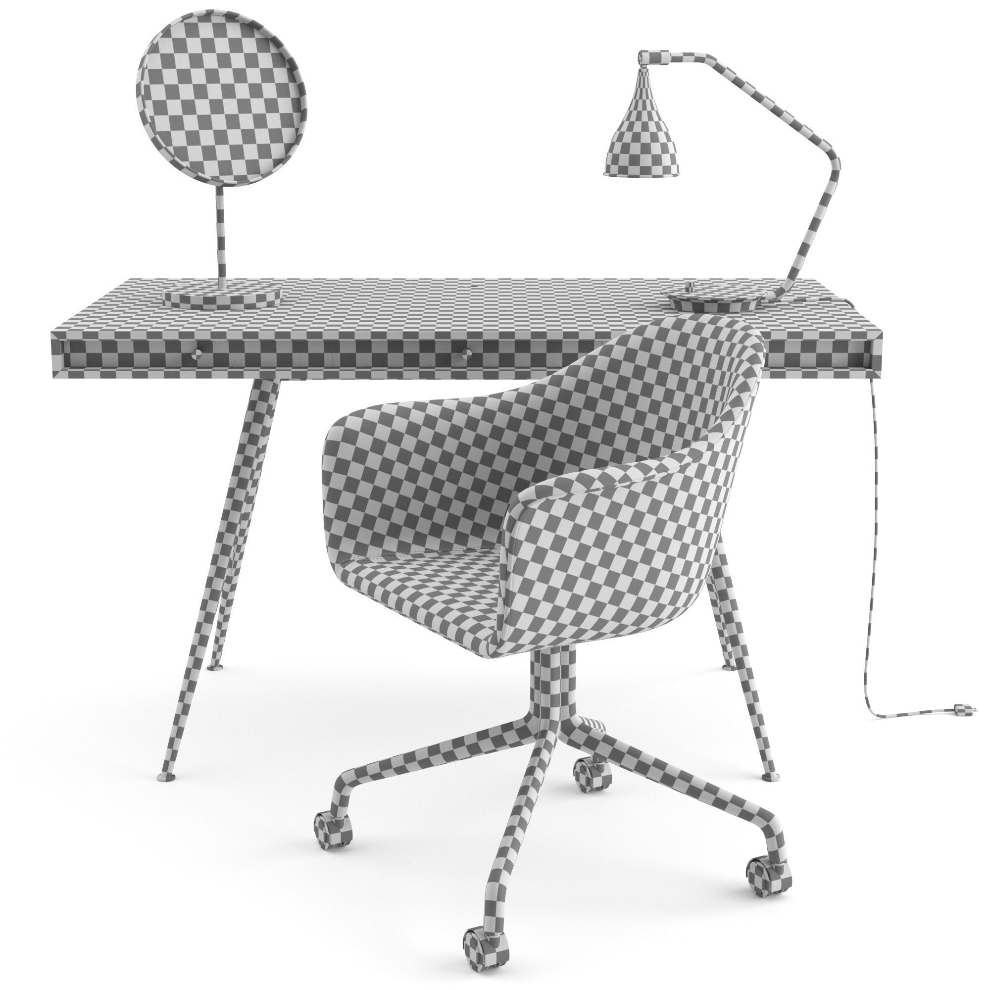 Office set by Norr11 and MENU  3D model_1