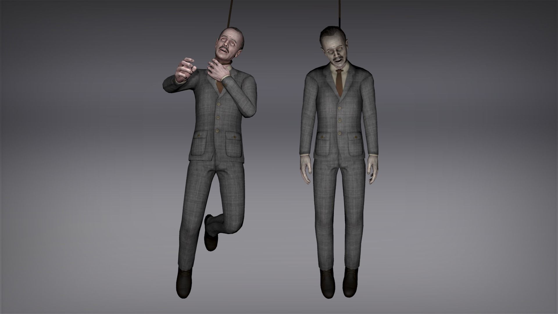 Hangedman Low-poly 3D model_5