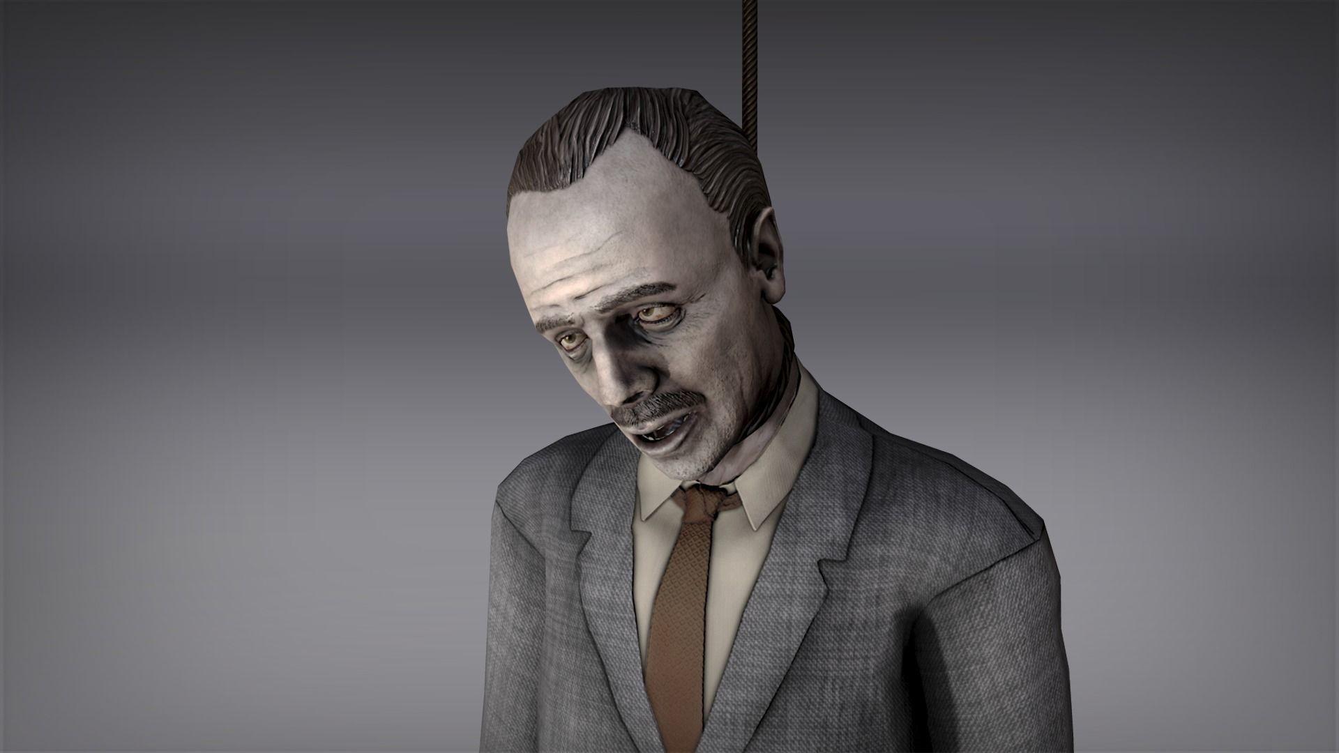 Hangedman Low-poly 3D model_2