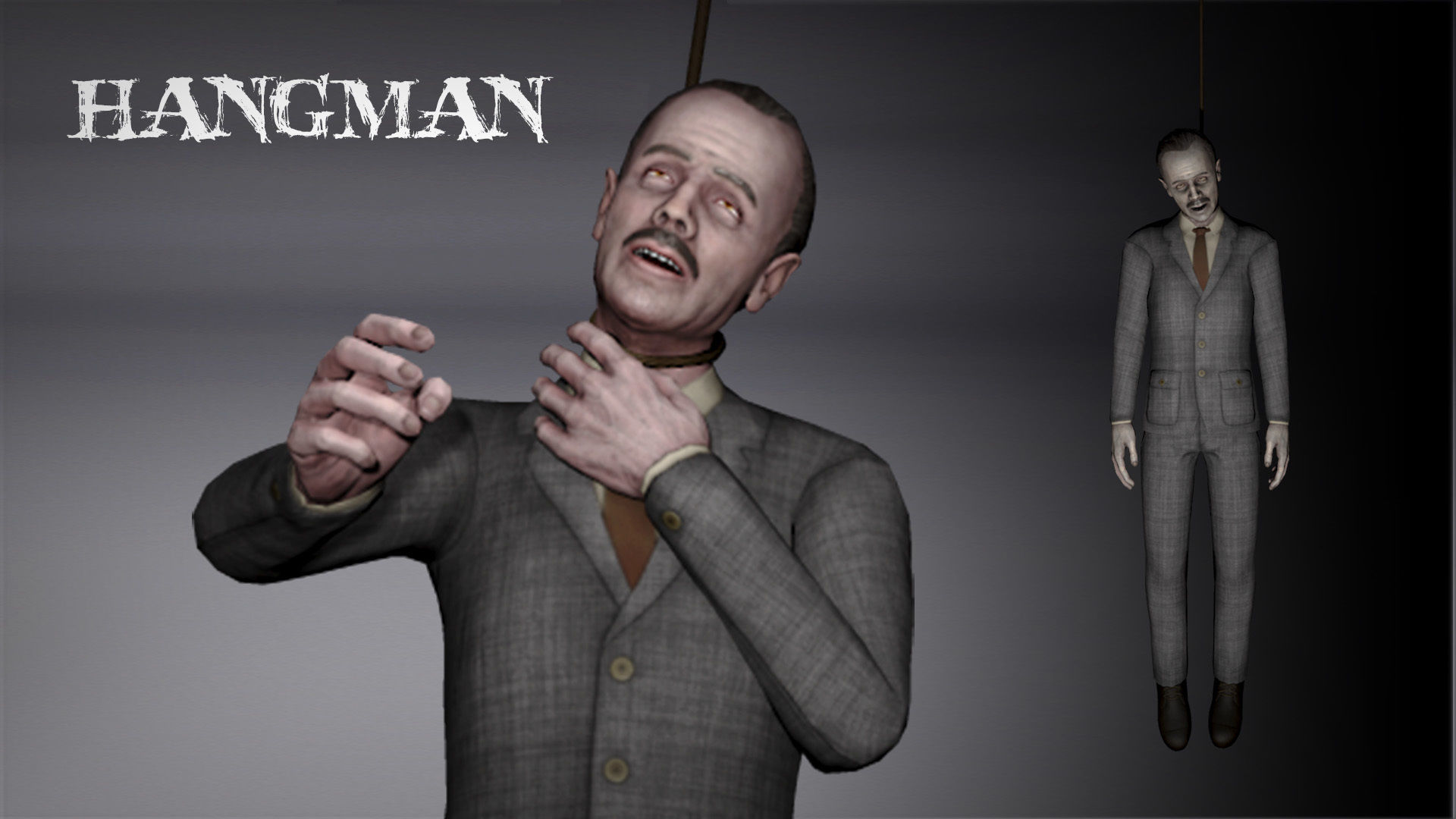 Hangedman Low-poly 3D model_0