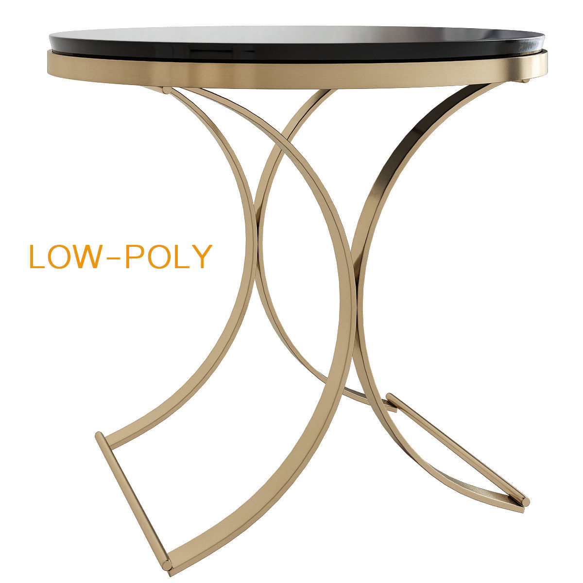 Side and coffee table 3d model collection  Low-poly 3D model_15