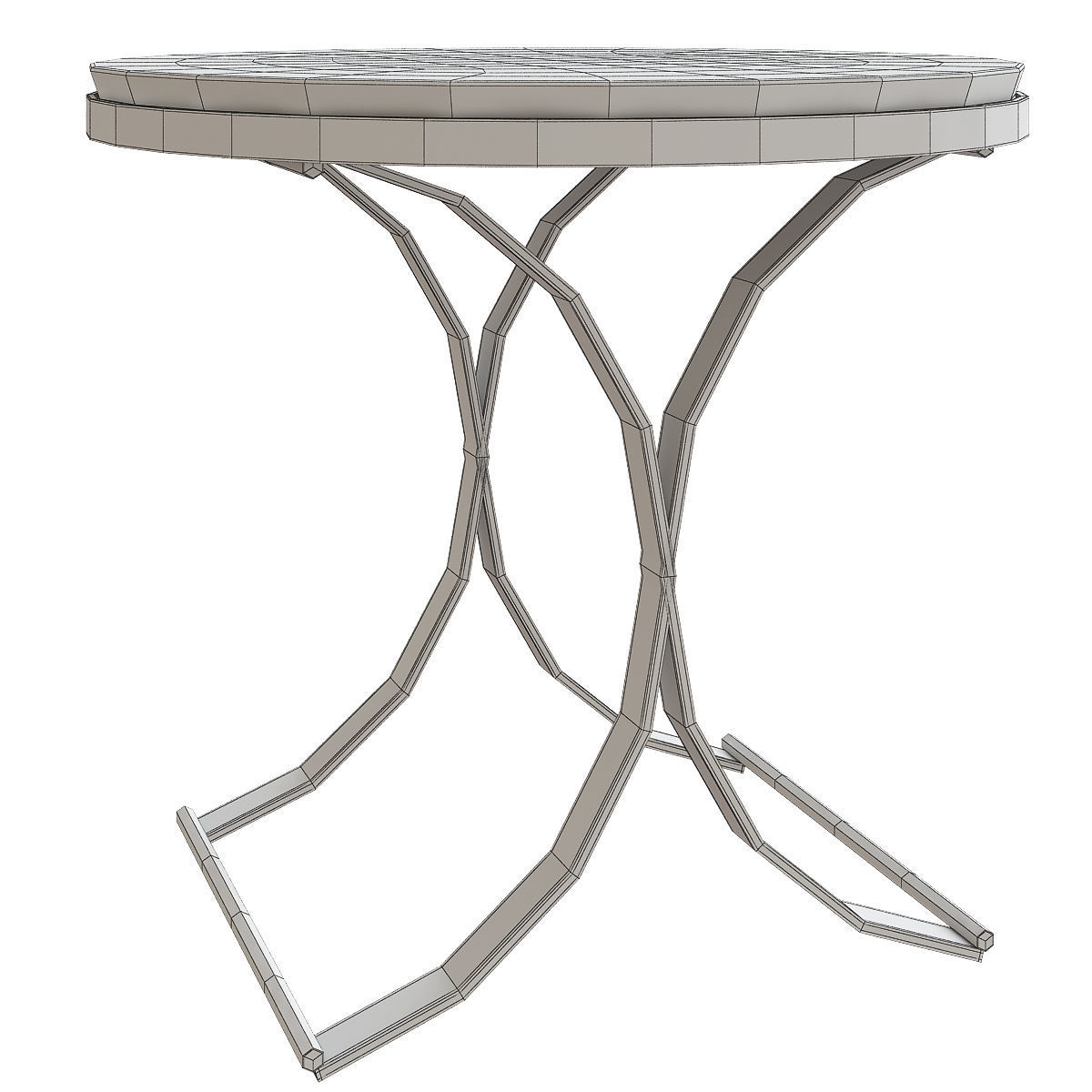 Side and coffee table 3d model collection  Low-poly 3D model_16