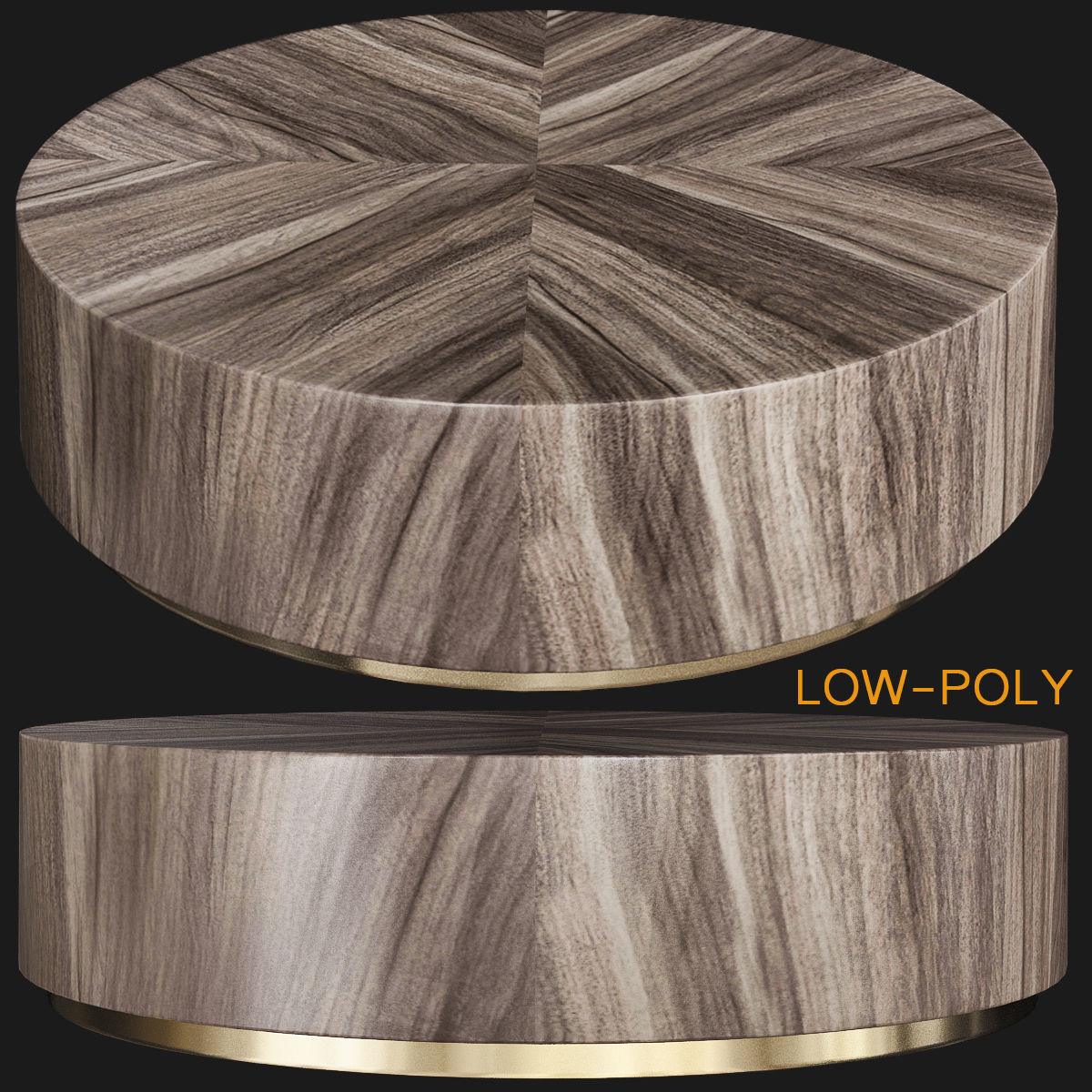 Side and coffee table 3d model collection  Low-poly 3D model_13