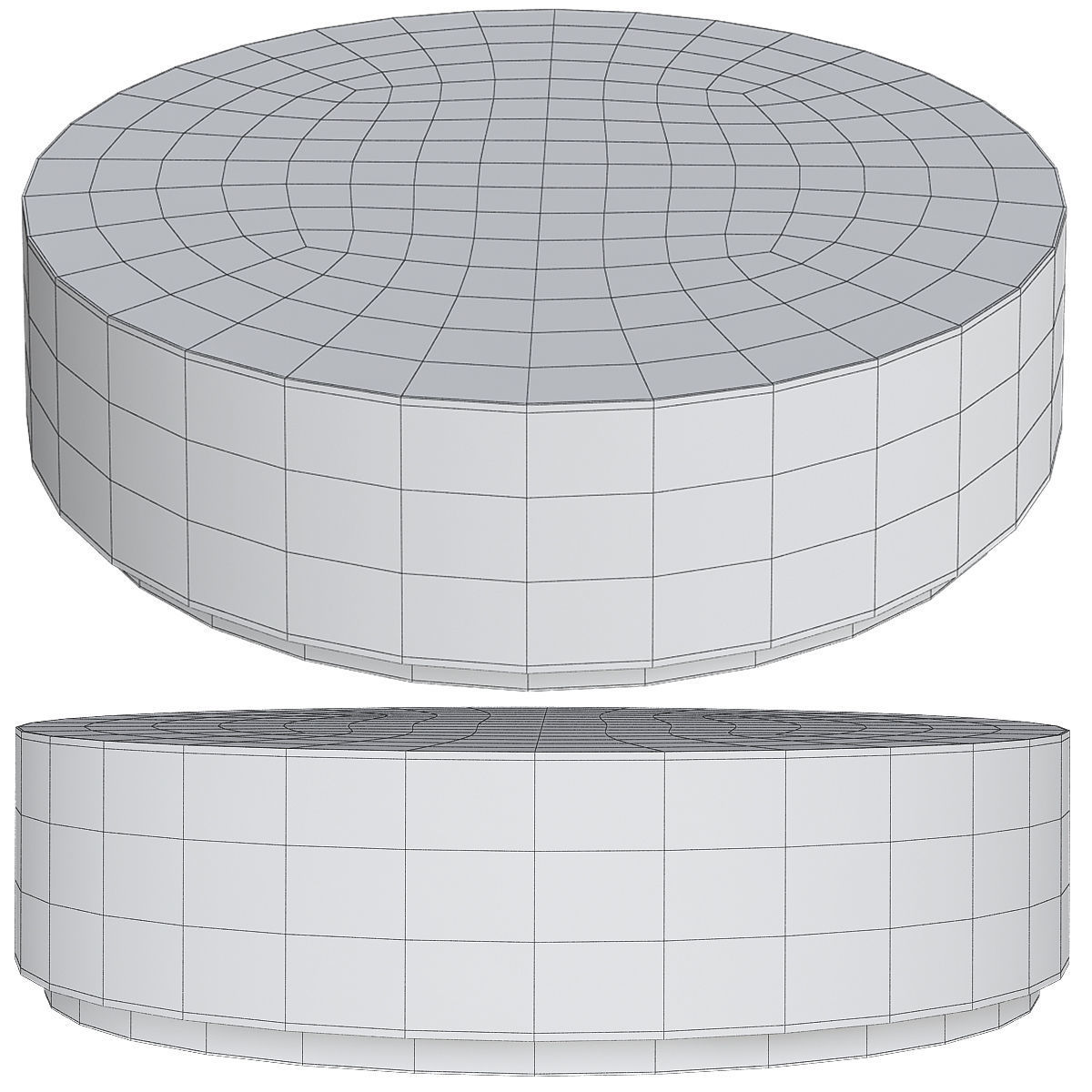 Side and coffee table 3d model collection  Low-poly 3D model_14