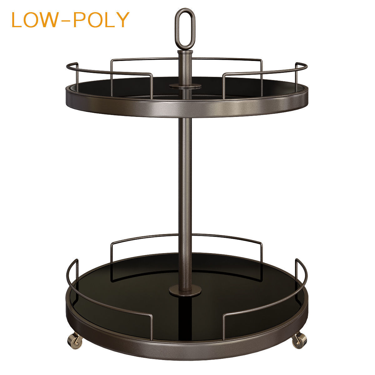 Side and coffee table 3d model collection  Low-poly 3D model_10