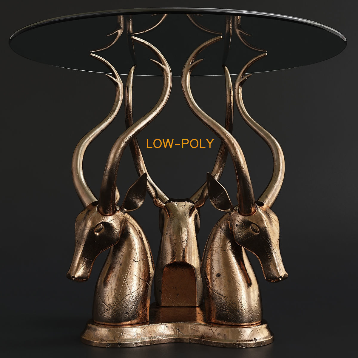 Side and coffee table 3d model collection  Low-poly 3D model_6