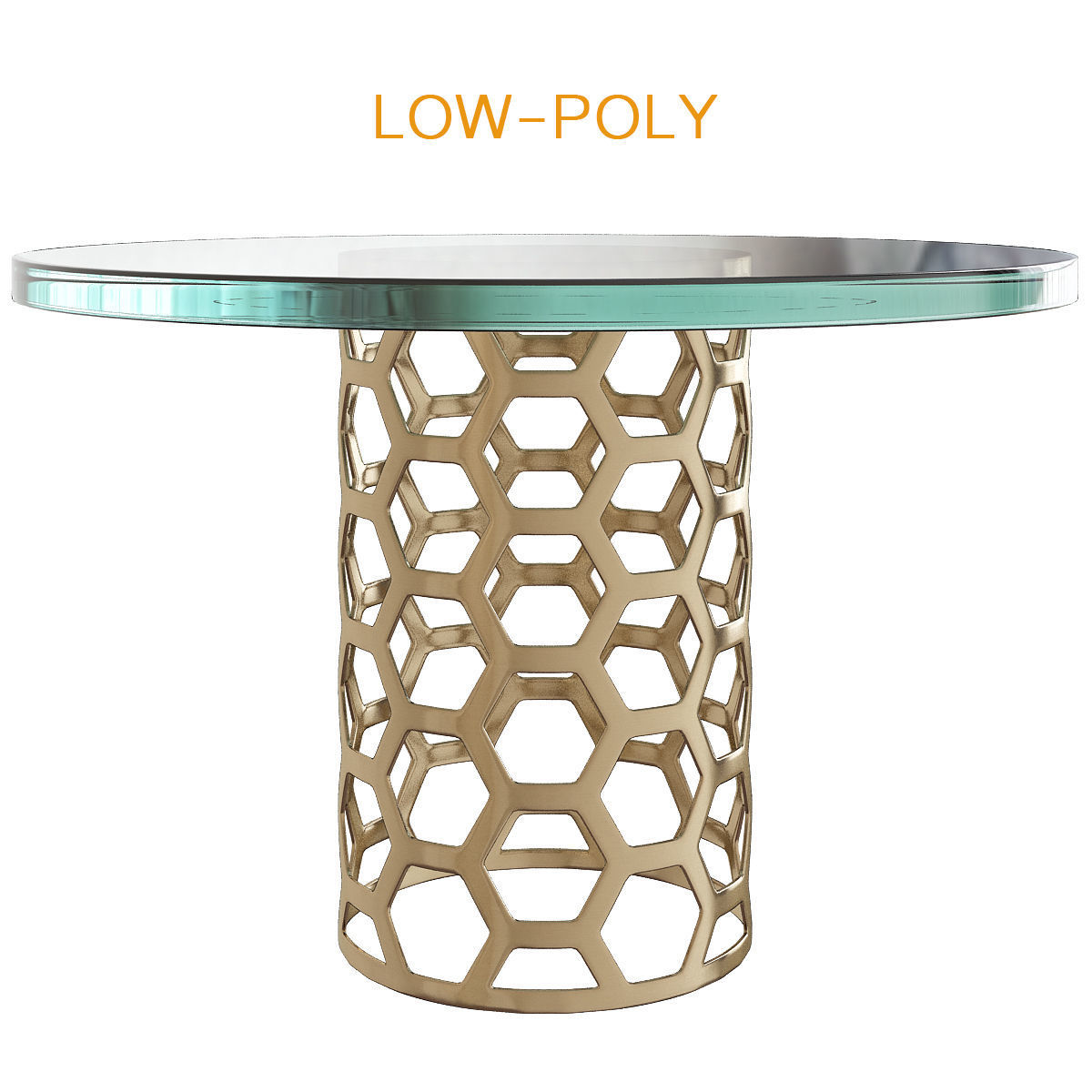 Side and coffee table 3d model collection  Low-poly 3D model_2