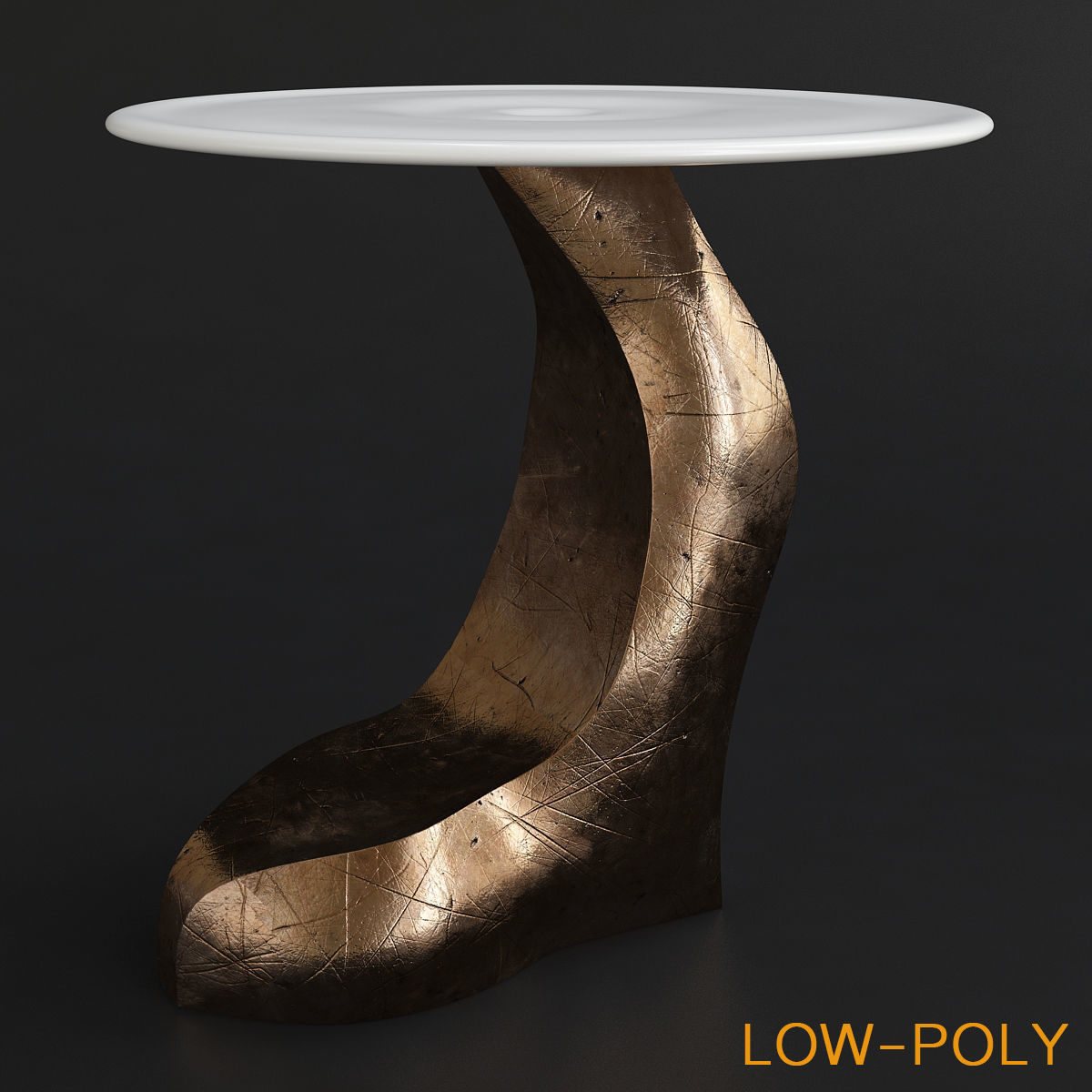 Side and coffee table 3d model collection  Low-poly 3D model_20