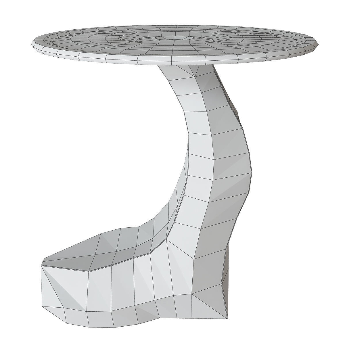 Side and coffee table 3d model collection  Low-poly 3D model_19