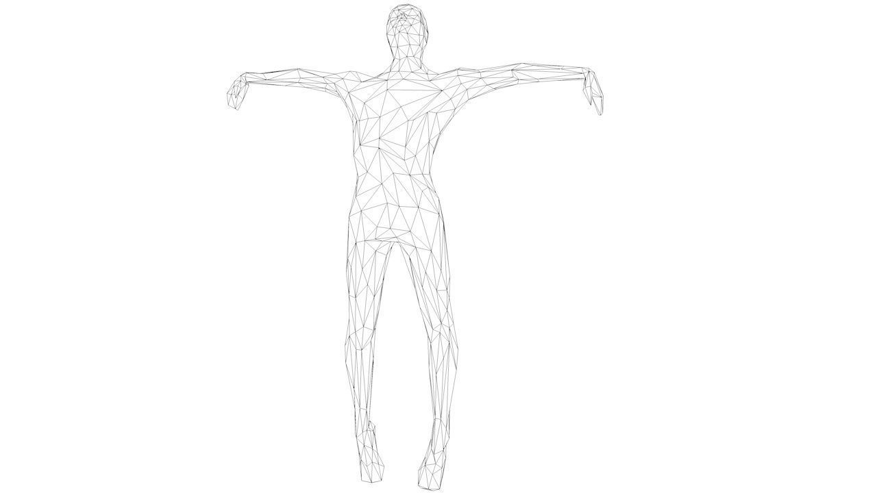 Sci -Fi Shapes - The Scarecrow Low-poly 3D model_21