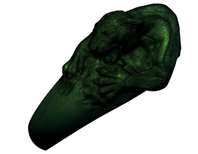 Tiger ring 3D print model_7