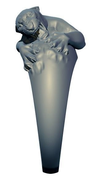 Tiger ring 3D print model_2