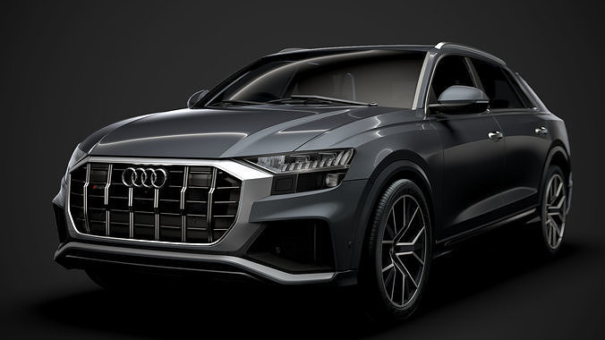 Audi SQ8 TDI 2020 3D model