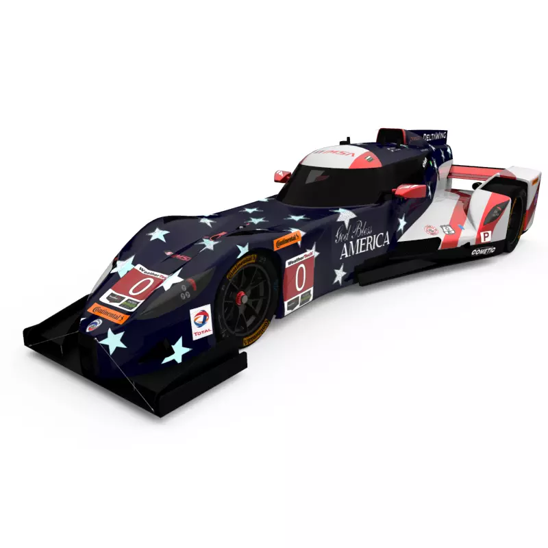 Panoz Deltawing DWC13 Low-poly 3D model_0