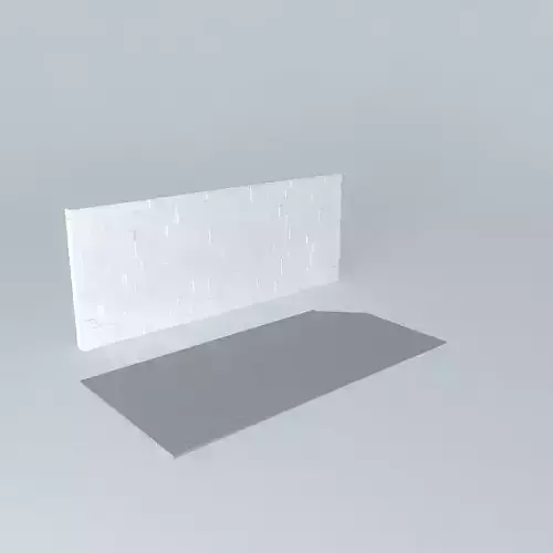 Realistic wall and floor