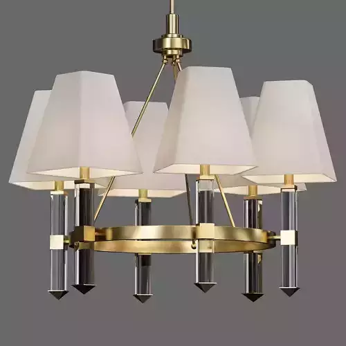 Jacques Six Arm Chandelier
