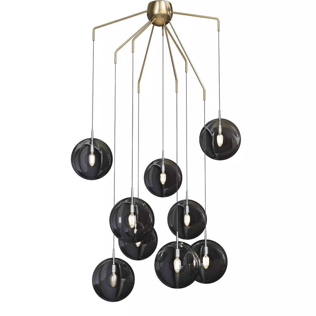 Sedona LED Chandelier 3D model_0