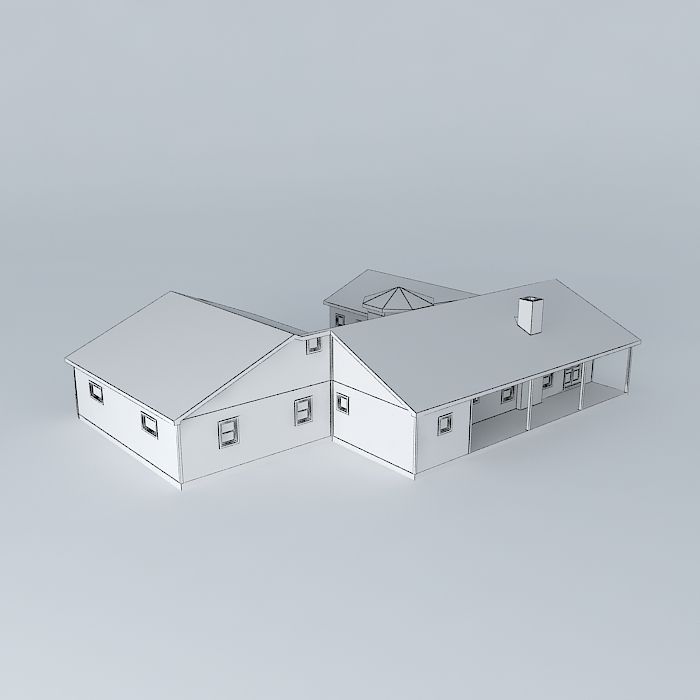 Tower House Free 3D model_4