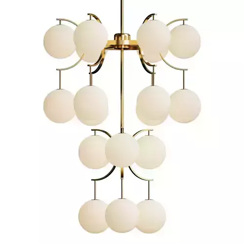 Murano Glass Globe Chandelier