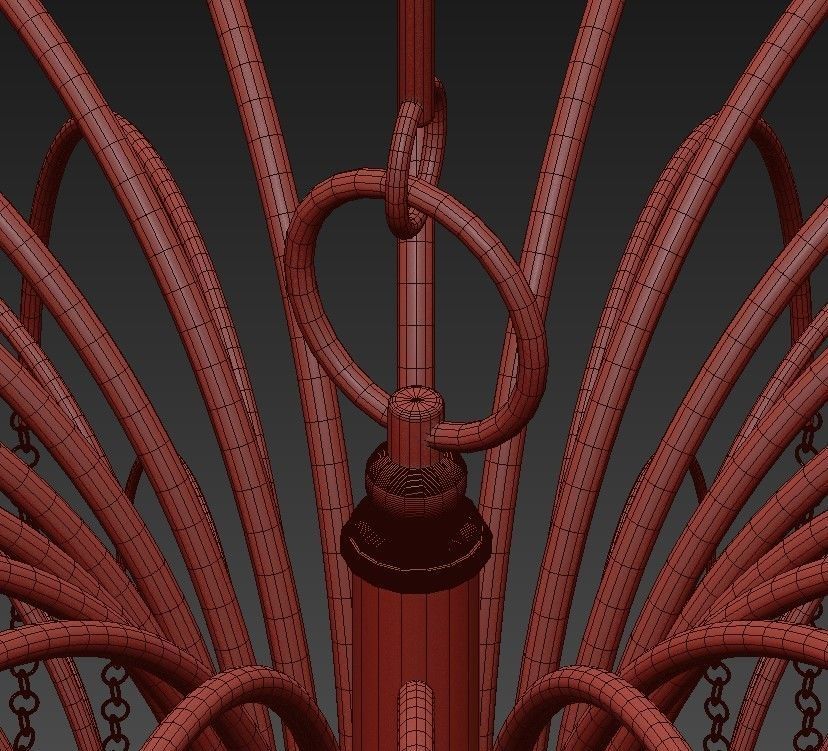 Chandeliers by Paolo Venini 3D model_7