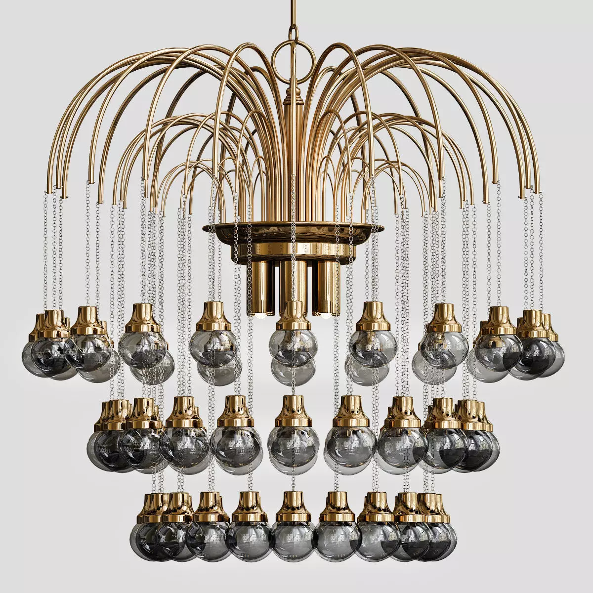 Chandeliers by Paolo Venini 3D model_0