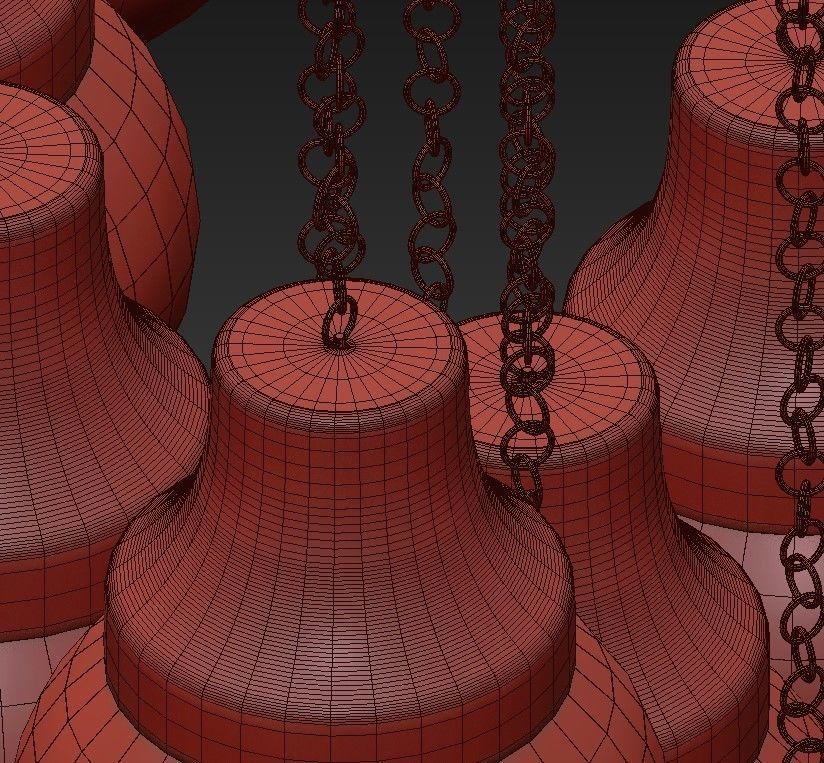 Chandeliers by Paolo Venini 3D model_6