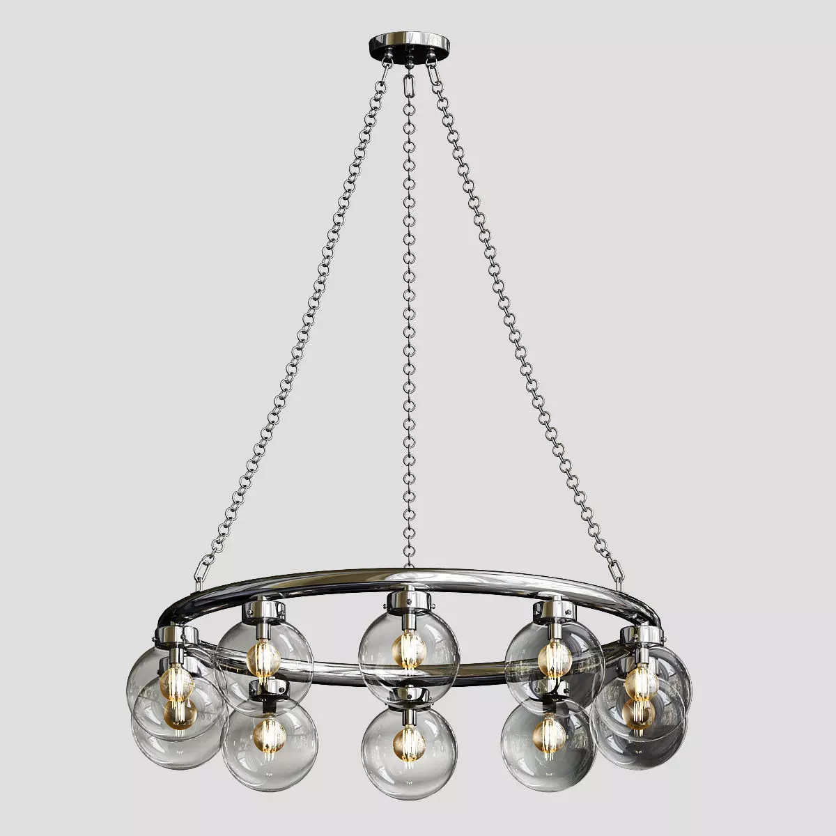 Arteriors Katie chandelier 3D model_0
