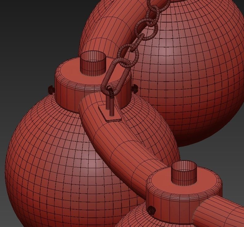 Arteriors Katie chandelier 3D model_1