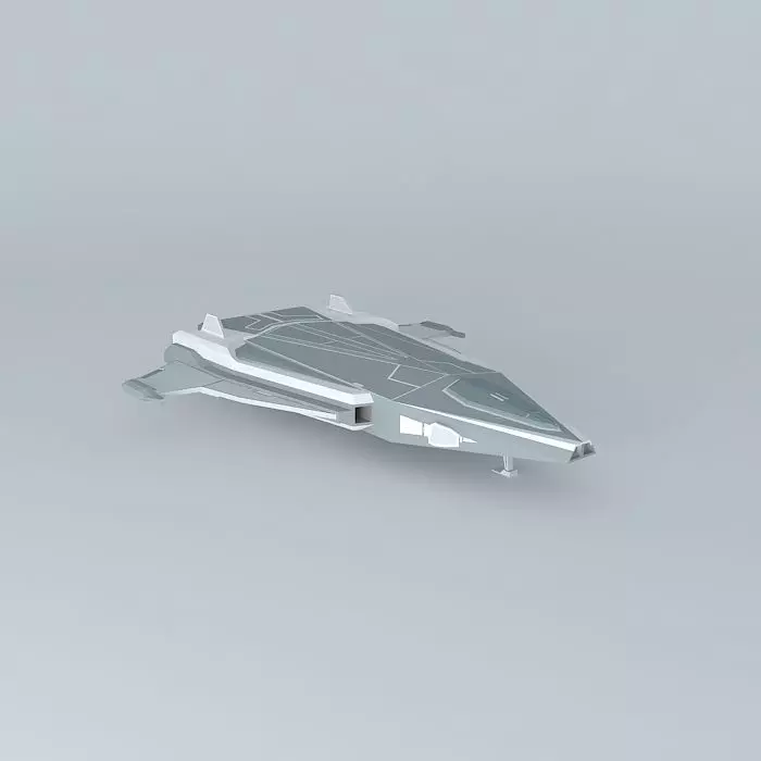 Defender Attack Fighter Free 3D model_0