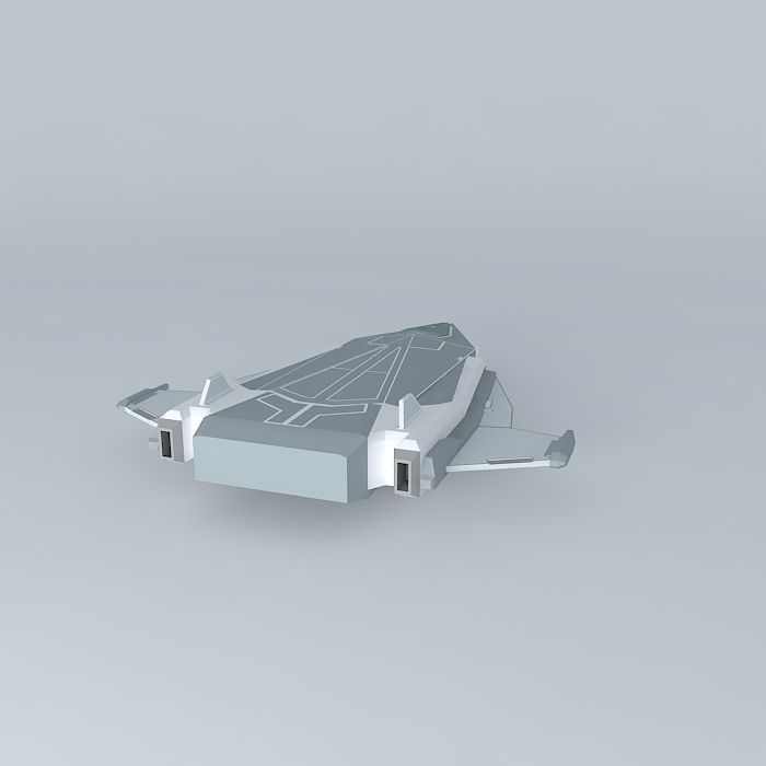 Defender Attack Fighter Free 3D model_1