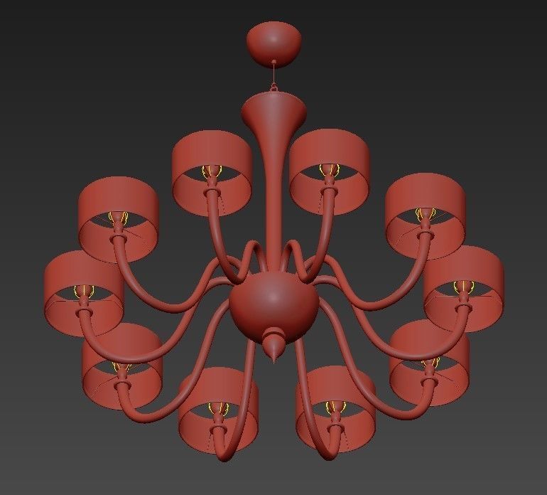 Ceiling Lights Bella Figura 3D model_2