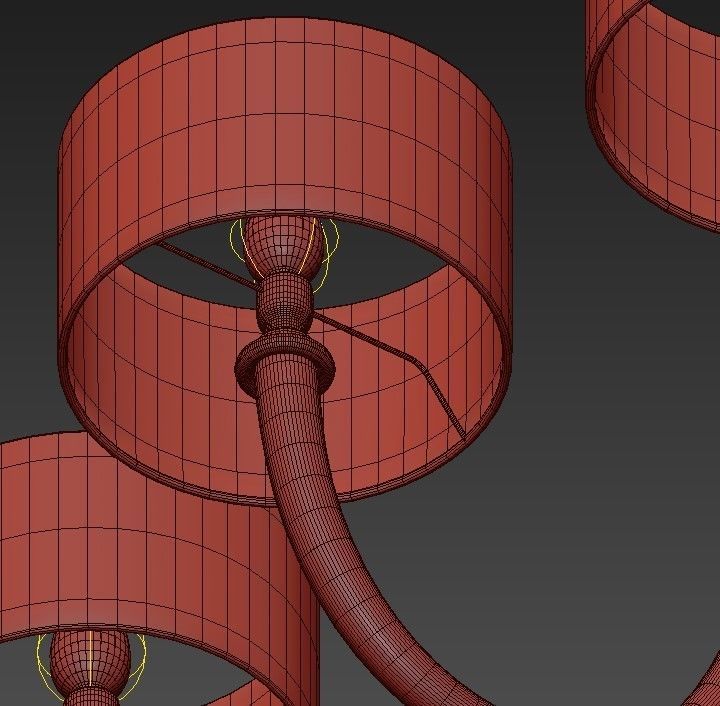 Ceiling Lights Bella Figura 3D model_4