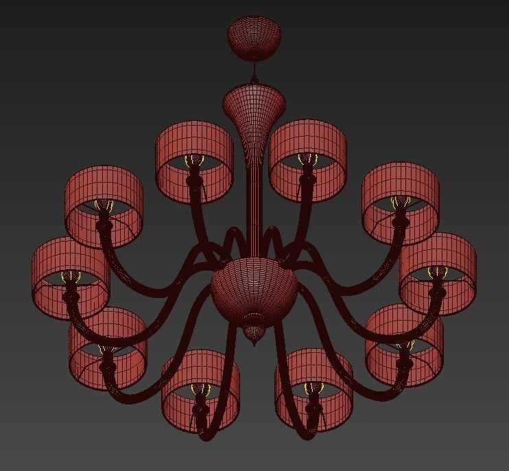 Ceiling Lights Bella Figura 3D model_3