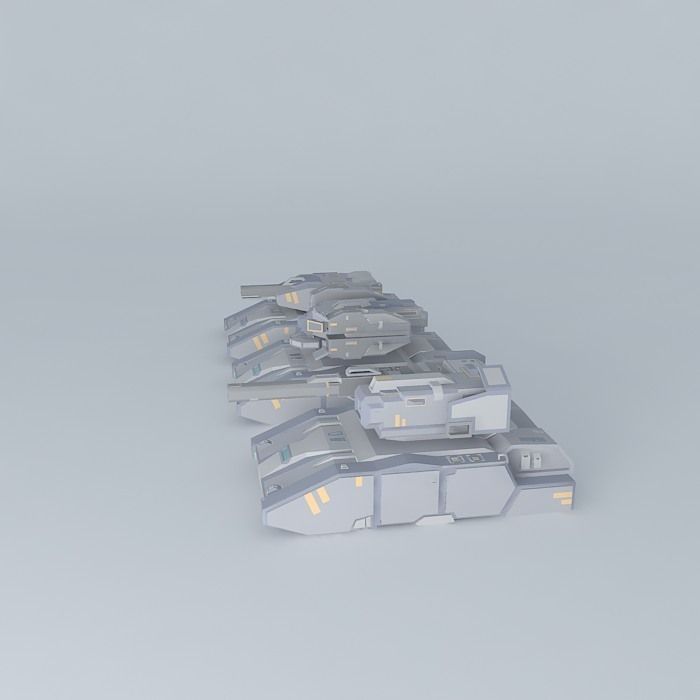 Hover Tanks Free 3D model_2