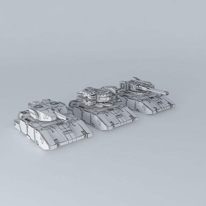 Hover Tanks Free 3D model_3