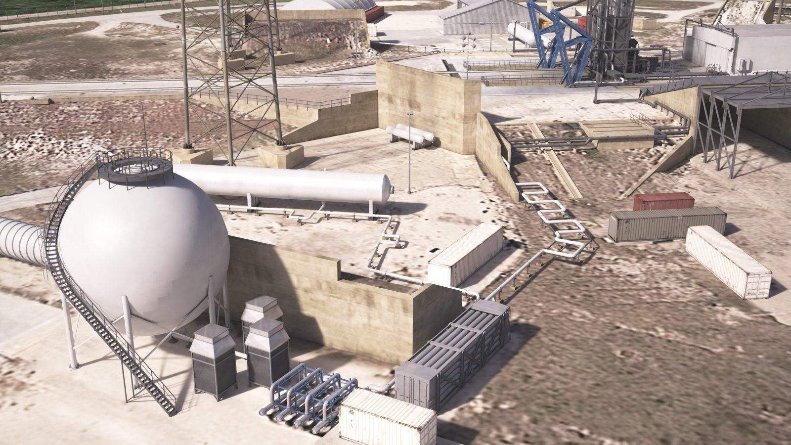 SpaceX Launch Pad Complex 3D model_11