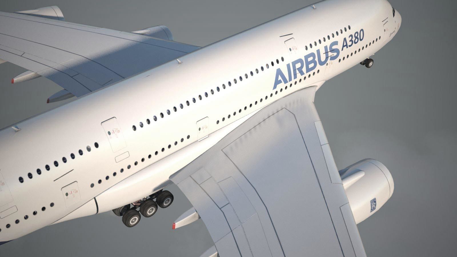 Airbus a320neo with interior 3D model_11