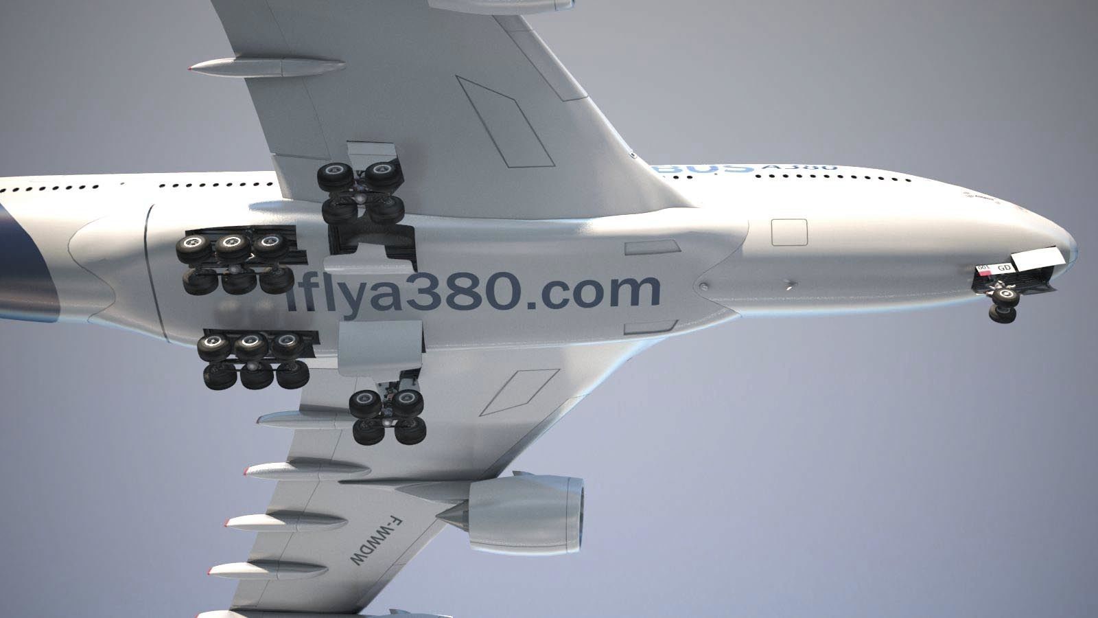 Airbus a320neo with interior 3D model_13